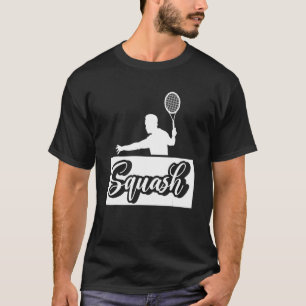 Camiseta Squash Player Racket Spor Cubierta