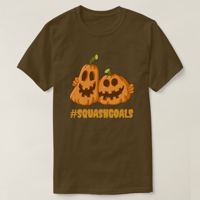 Camiseta #SquashGoals Halloween es divertida (Diseño del anverso)