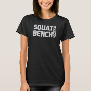 Camiseta Squat Bench Deadlift Gym Halterolia Juego de entre