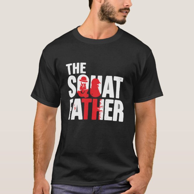 Camiseta Squat Like a Boss - Gracioso gimnasio para la vida (Anverso)