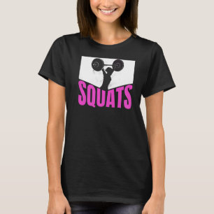 Camiseta Squat Workout Round Butt Gym Fitness