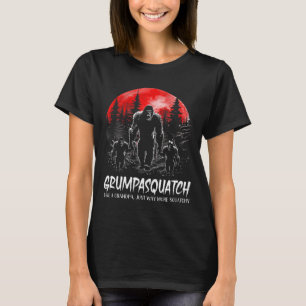 Camiseta Squatch Funny Bigfoot Dad Sasquatch Yeti Fathers D