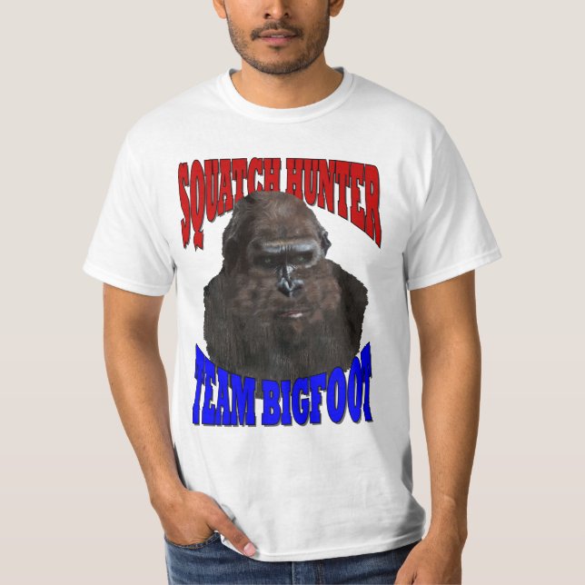 Camiseta Squatch Hunter Team Bigfoot (Anverso)