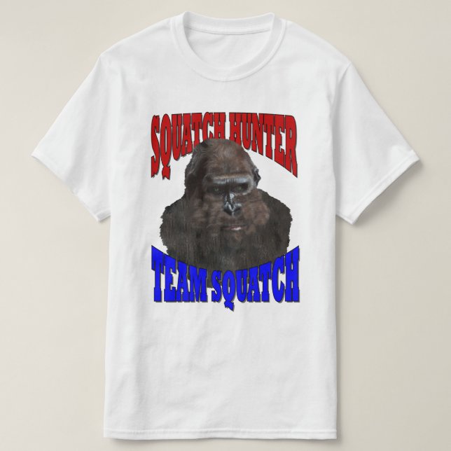 Camiseta Squatch Hunter Team Squatch (Diseño del anverso)