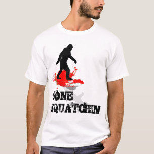 Camiseta Squatchin con pie grande