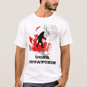 Camiseta Squatchin ido, Bigfoot negro