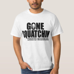 Camiseta Squatchin ido CAROLINA DEL NORTE - Bobo original