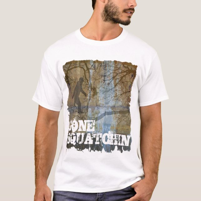 Camiseta Squatchin ido con Bigfoot (Anverso)