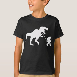 Camiseta Squatchin ido con T-rex