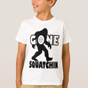 Camiseta Squatchin ido en blanco