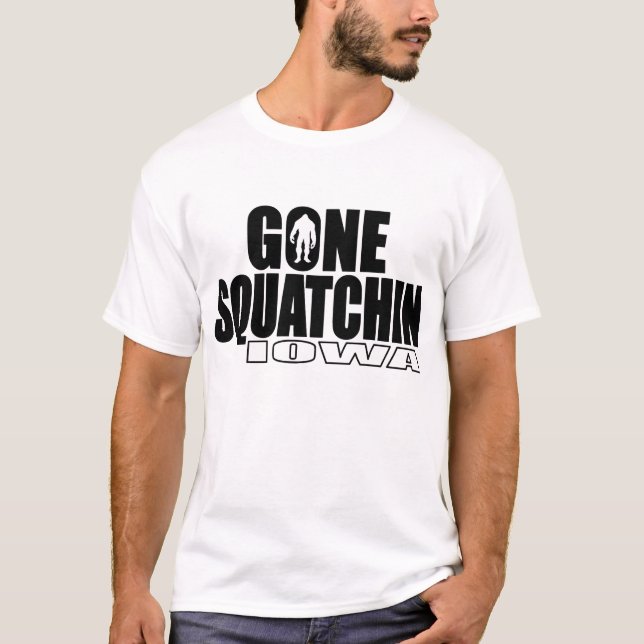 Camiseta Squatchin ido IOWA - Bobo original (Anverso)