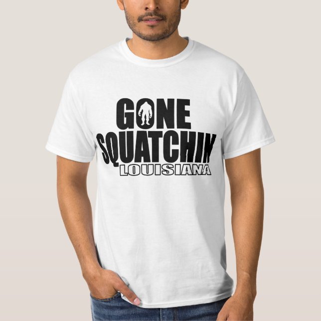 Camiseta Squatchin ido LUISIANA - Bobo original (Anverso)