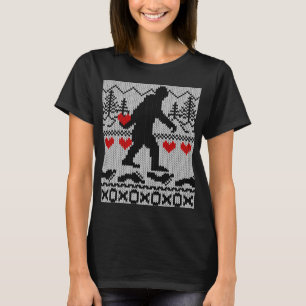 Camiseta Squatchin ido para el estilo de punto feo del amor