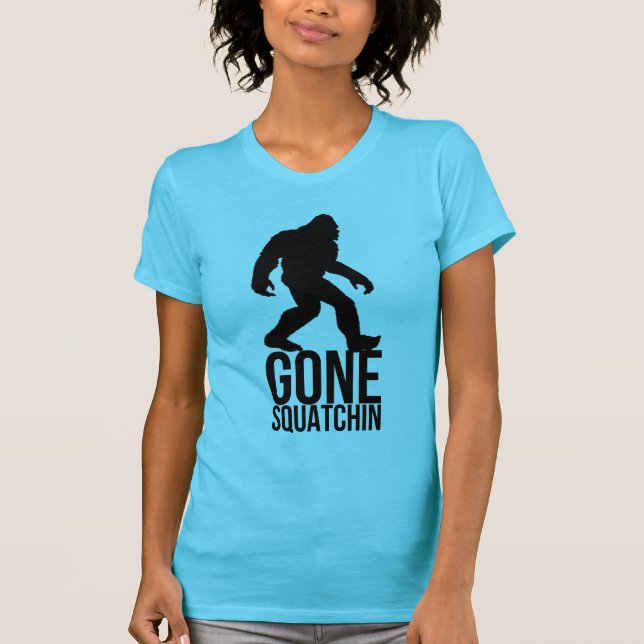 Camiseta Squatchin ido pie grande (Anverso)