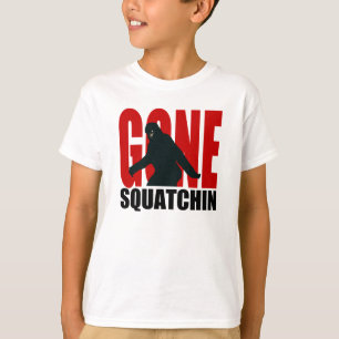 Camiseta Squatchin ido (rojo y negro)