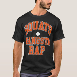 Camiseta Squats Plus Gangsta Rap Hip Hop Music Rapper Gym F