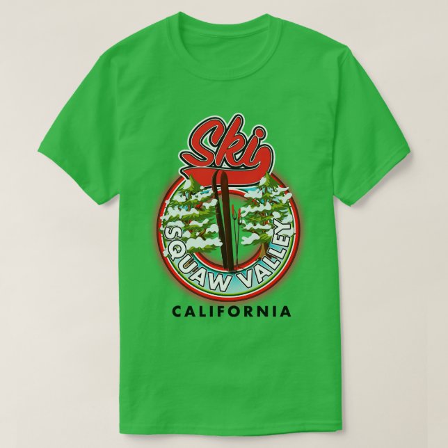 Camiseta Squaw Valley California (Diseño del anverso)