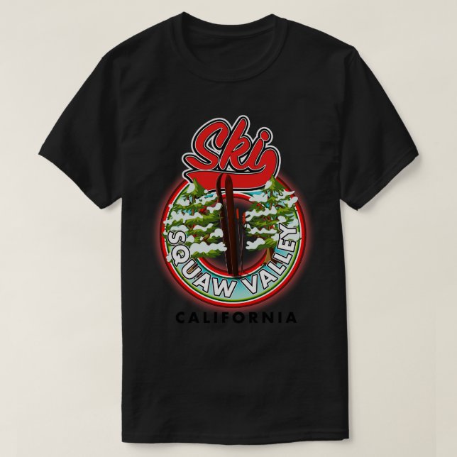 Camiseta Squaw Valley California (Diseño del anverso)