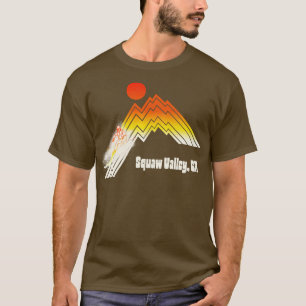 Camiseta Squaw Valley Tahoe California 7080 Retro Souveni