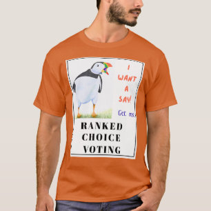 Camiseta Squawking puffin quiere una opinión en la votación