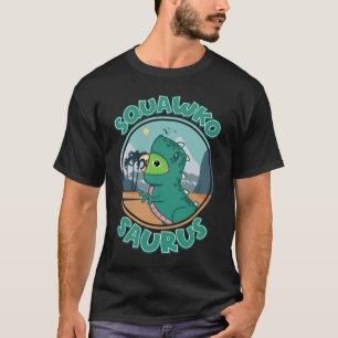 Camiseta Squawkosaurus Rex Parrot I Green Parrotlet