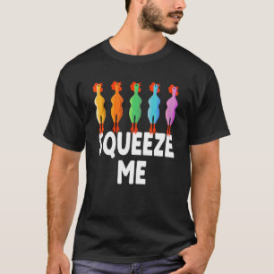 Camiseta Squeeze Me Rubber Pollo de goma