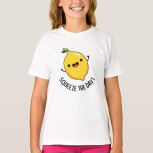 Camiseta Squeeze The Day Funny Lemon Pun
