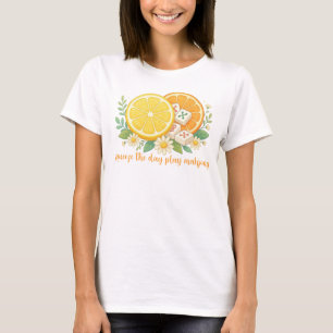 Camiseta Squeeze The Day Play Mahjong Citrus T-Shirt