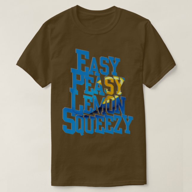 Camiseta Squeezón fácil de limón (Diseño del anverso)