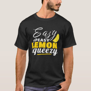 Camiseta Squeezón fácil de limón de pétalo - Un divertido p