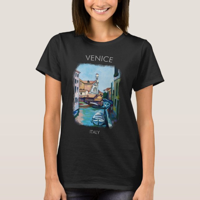 Camiseta Squero de San Trovaso| Venecia, Italia (Anverso)