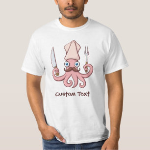 Camiseta Squid Chef Personalizado