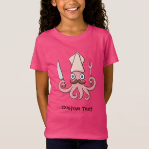 Camiseta Squid Chef Personalizado