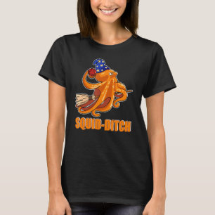 Camiseta Squid Ditch Magic Halloween Tret Colorful Octopus