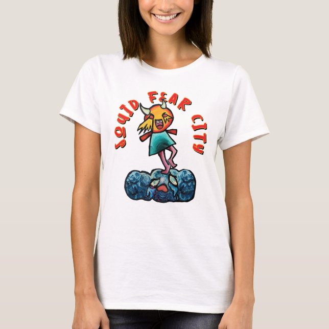Camiseta Squid Fear City Graphic Tee (Anverso)