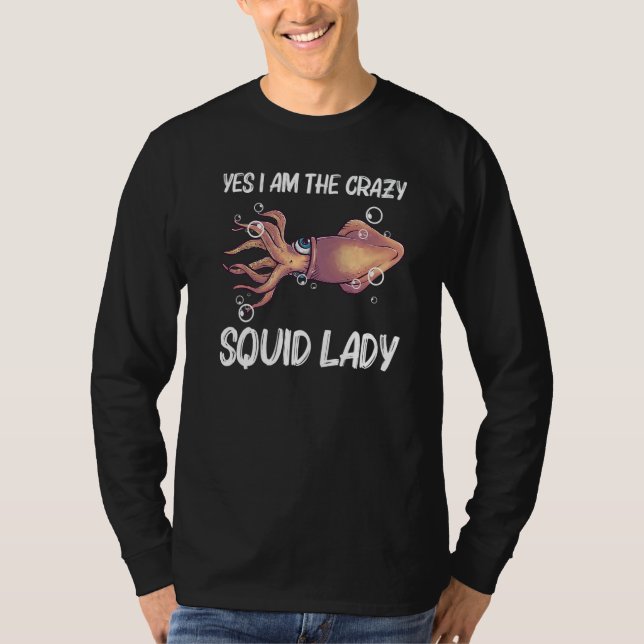 Camiseta Squid  For Men Women Giant Squid Octopus Tentacles (Anverso)