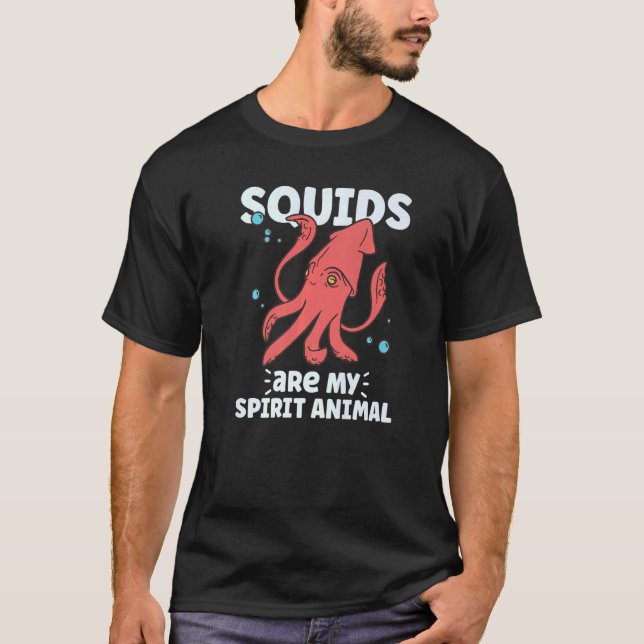 Camiseta Squid  Octopus  Squid Marine Biologist (Anverso)