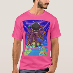 Camiseta Squid Space Octopus Astronaut Solar System Astrono