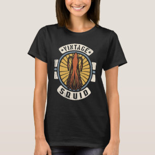 Camiseta Squid Vintage Classic Retro 60's 70s Animal