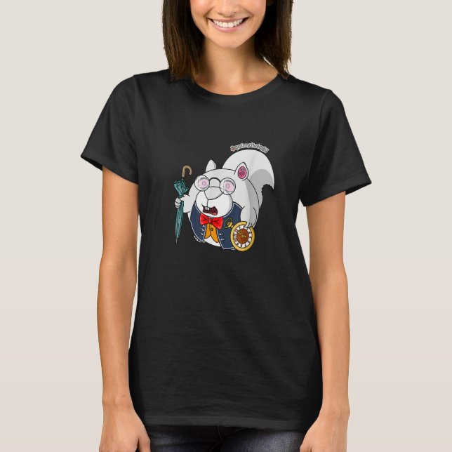 Camiseta Squirrel  Alice in Wonderland White Rabbit (Anverso)