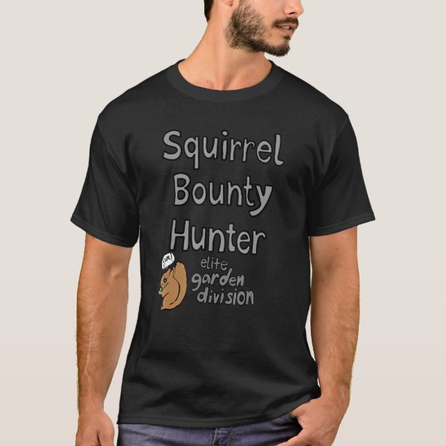 Camiseta Squirrel Bounty Hunter Elite Garden División (Anverso)