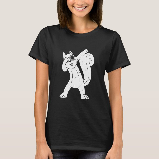 Camiseta Squirrel Dabbing Squirrel Dab Dance Squi (Anverso)