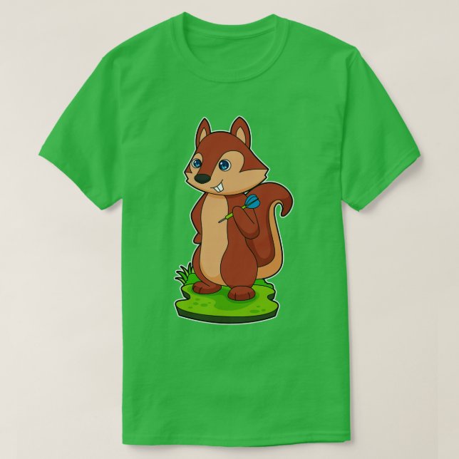Camiseta Squirrel Darts Dart (Diseño del anverso)