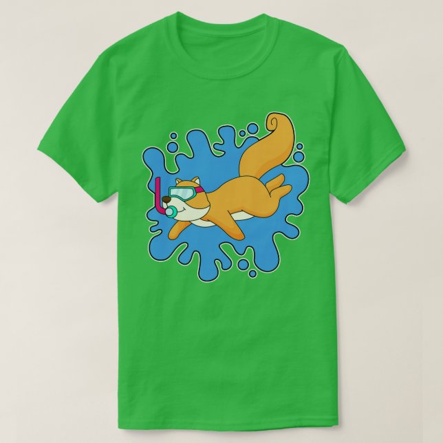 Camiseta Squirrel Diver Snorkel (Diseño del anverso)