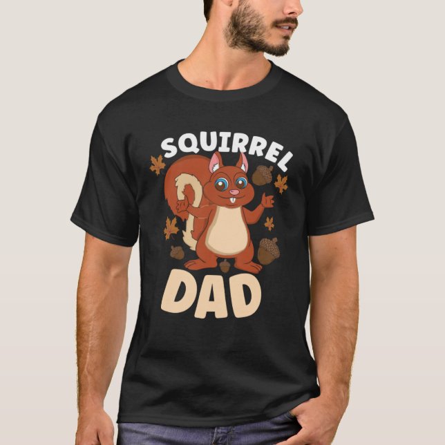 Camiseta Squirrel Fan Squirrel  Chipmunk Addict (Anverso)