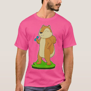 Camiseta Squirrel Fitness Dumbbell