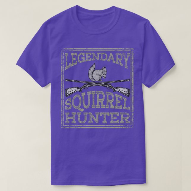 Camiseta Squirrel Hunter Forest Animal Hunting Gift Squirre (Diseño del anverso)