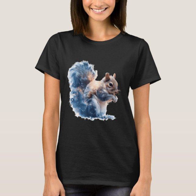 Camiseta Squirrel Lover Forest Wildlife Motif Nature Rodent (Anverso)