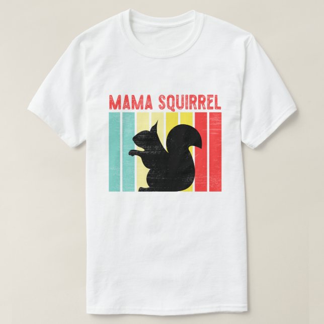 Camiseta Squirrel Mama (Diseño del anverso)