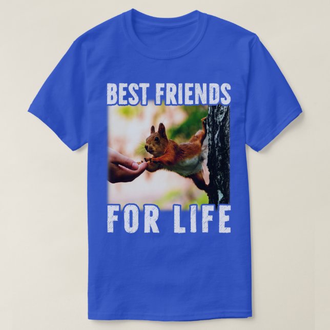 Camiseta Squirrel Mejor Amigo De La Vida (Diseño del anverso)